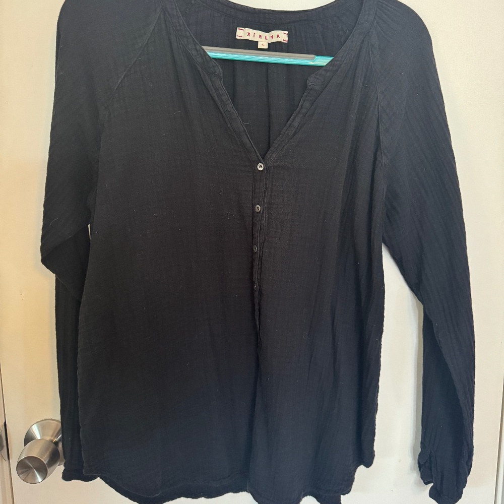 Xirena Cotton Gauze Shirt sz L